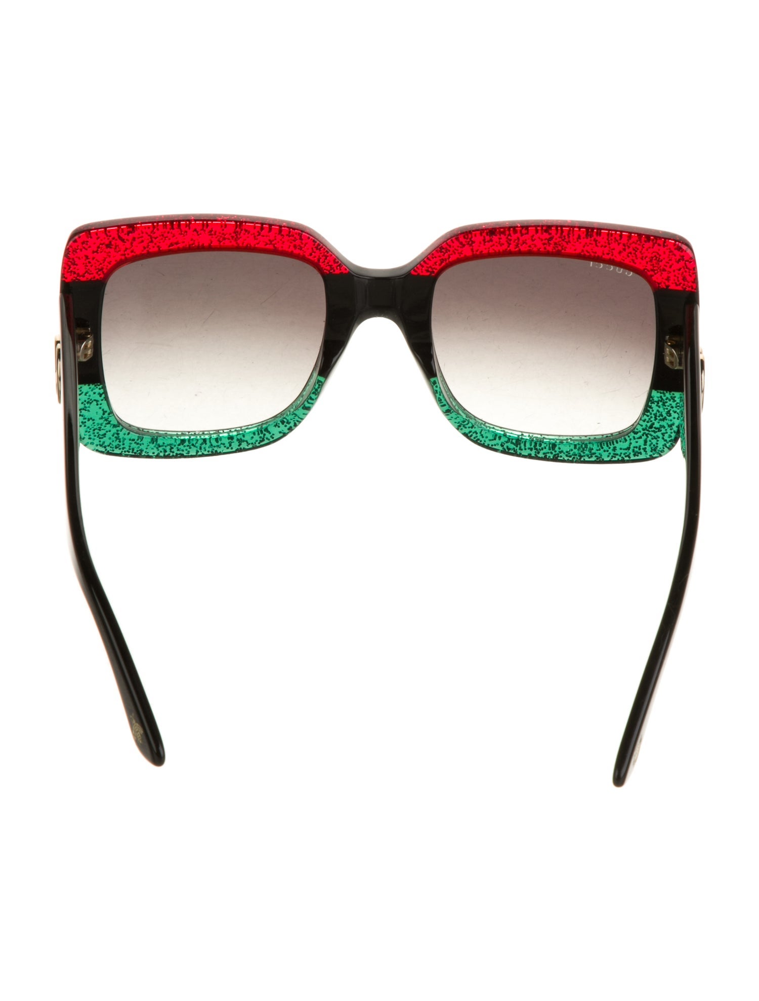 Gucci Web Accent Square Sunglasses