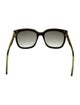 Gucci Square Gradient Sunglasses