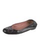 Gucci Horsebit Accent Patent Leather Ballet Flats