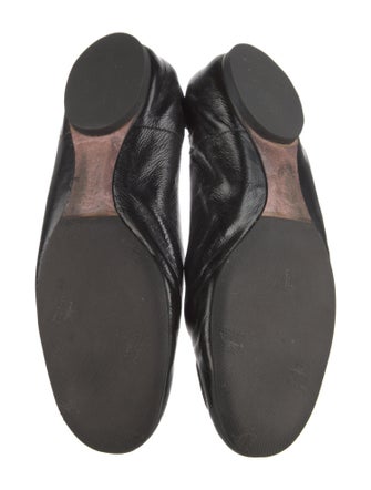 Gucci Horsebit Accent Patent Leather Ballet Flats