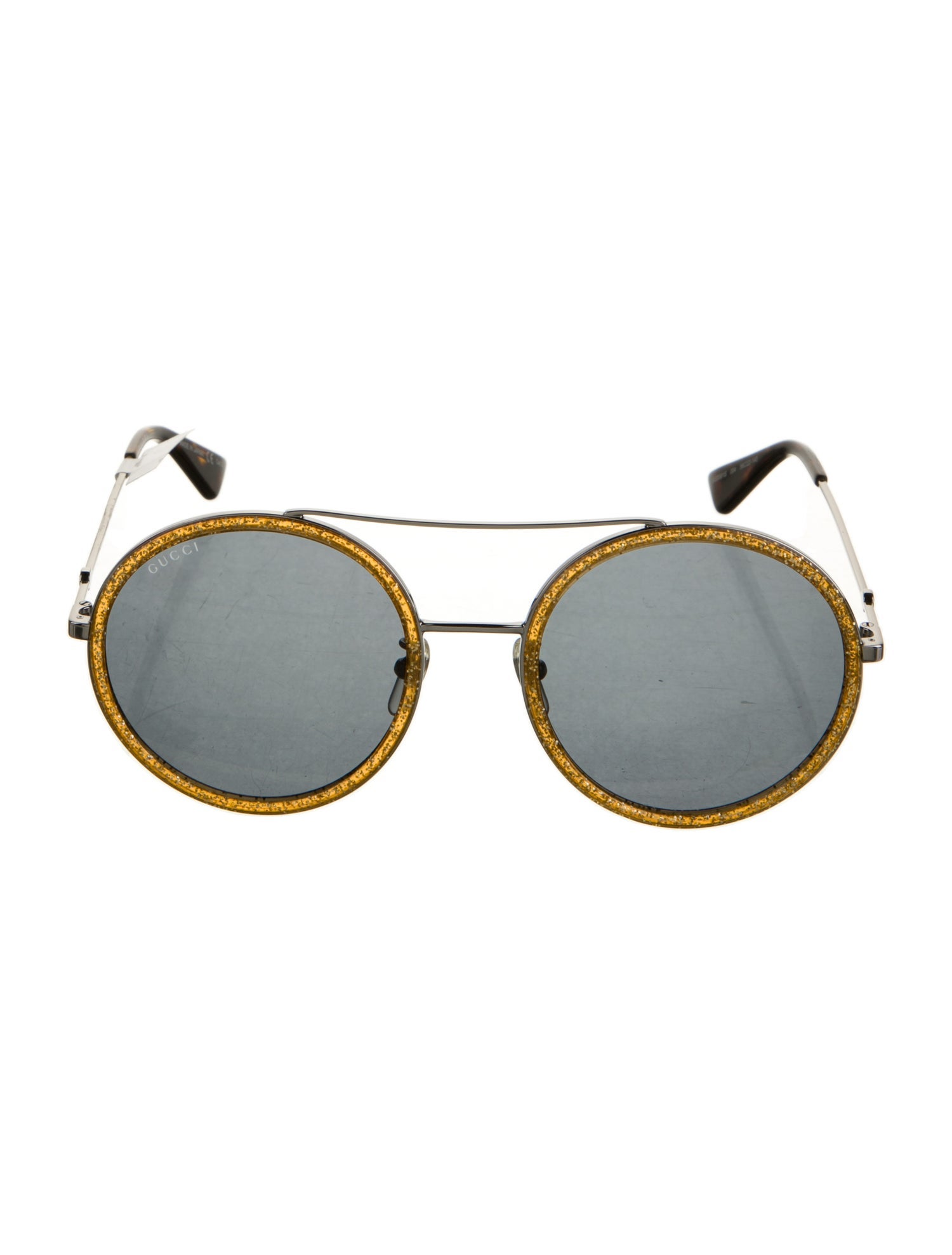 Gucci Round Mirrored Sunglasses