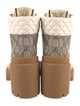 Gucci Printed Combat Boots