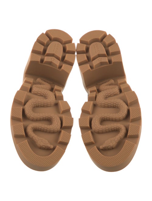 Gucci Printed Combat Boots