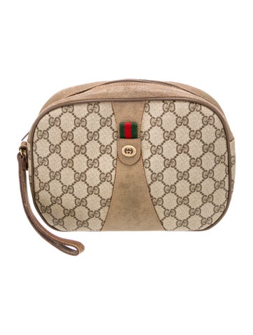 Gucci Clutches GG Supreme Clutch Vintage