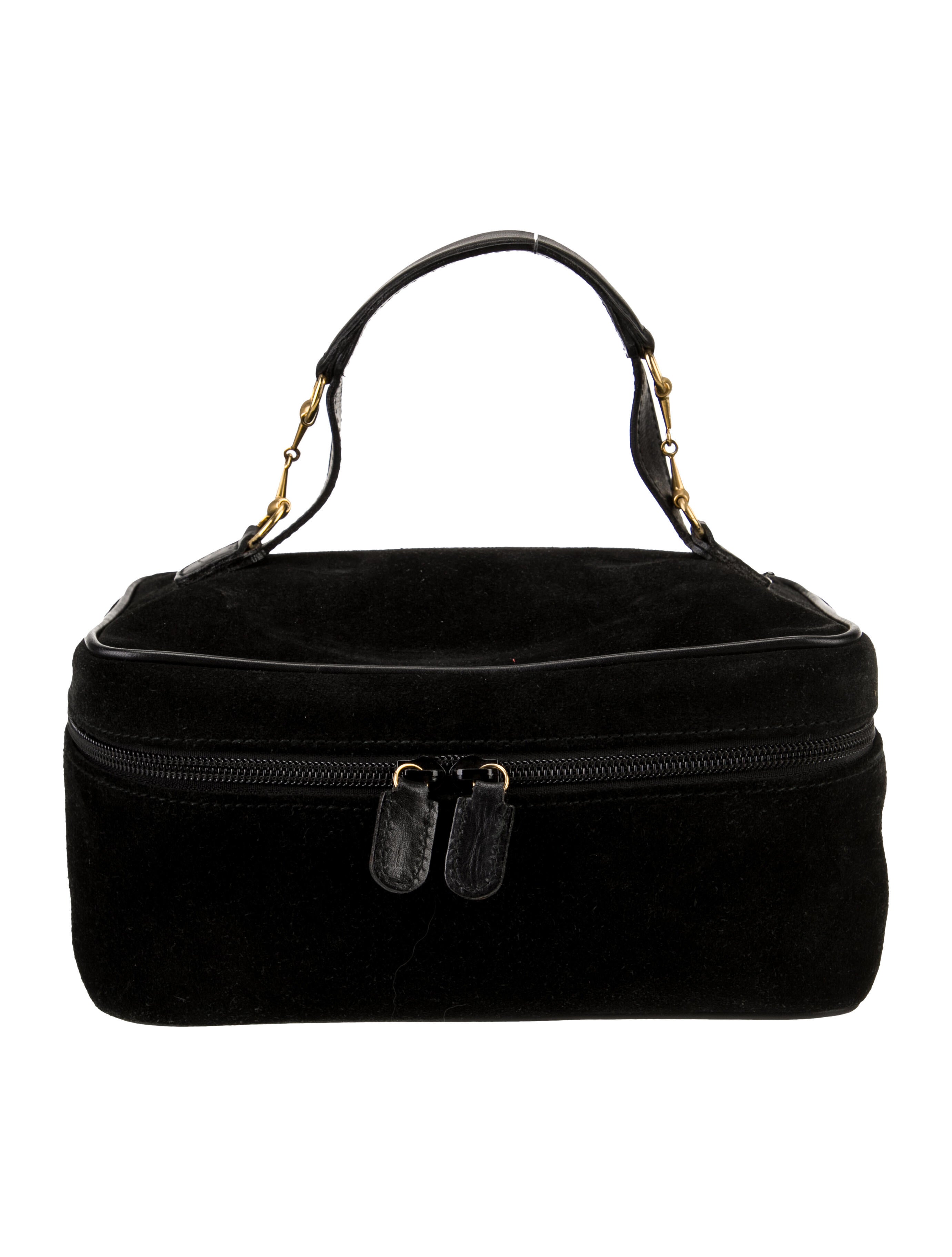 Gucci Suede Cosmetic Case