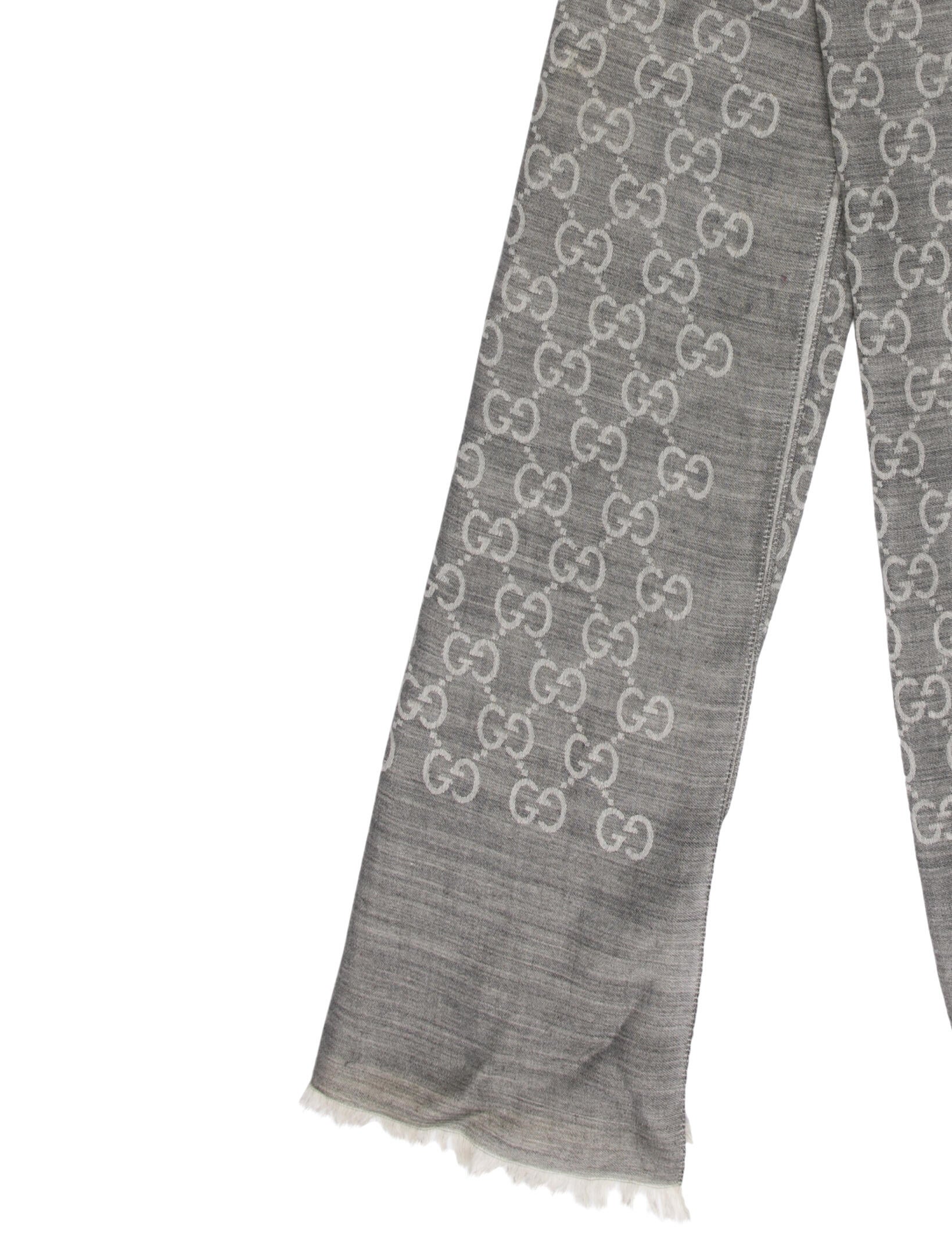 Gucci Wool Printed Scarf