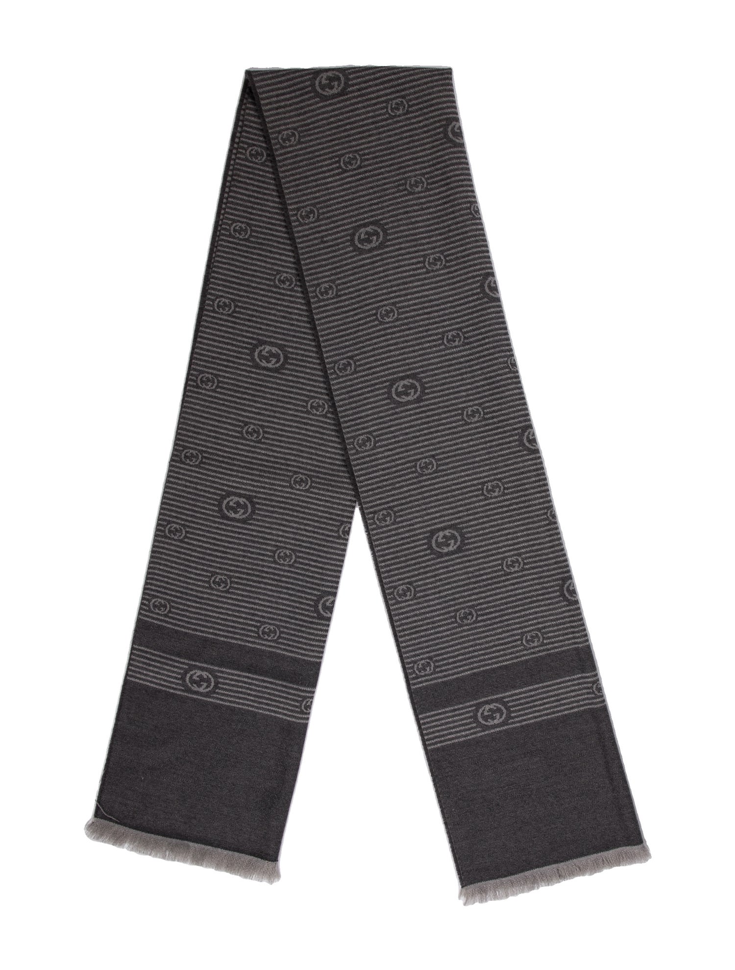 Gucci Wool Striped Scarf