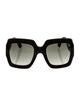 Gucci Square Gradient Sunglasses