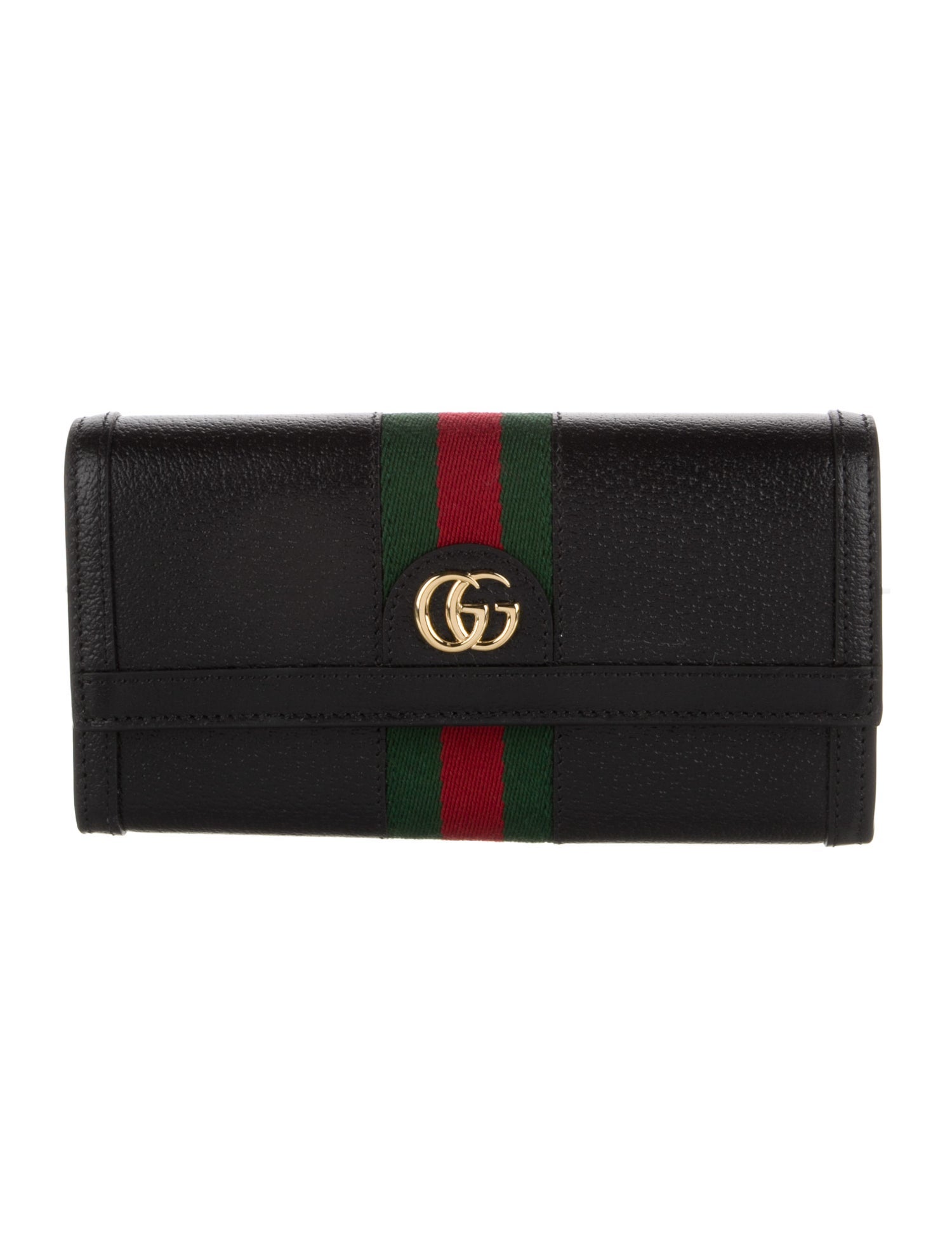Gucci Ophidia Web Accent Continental Wallet