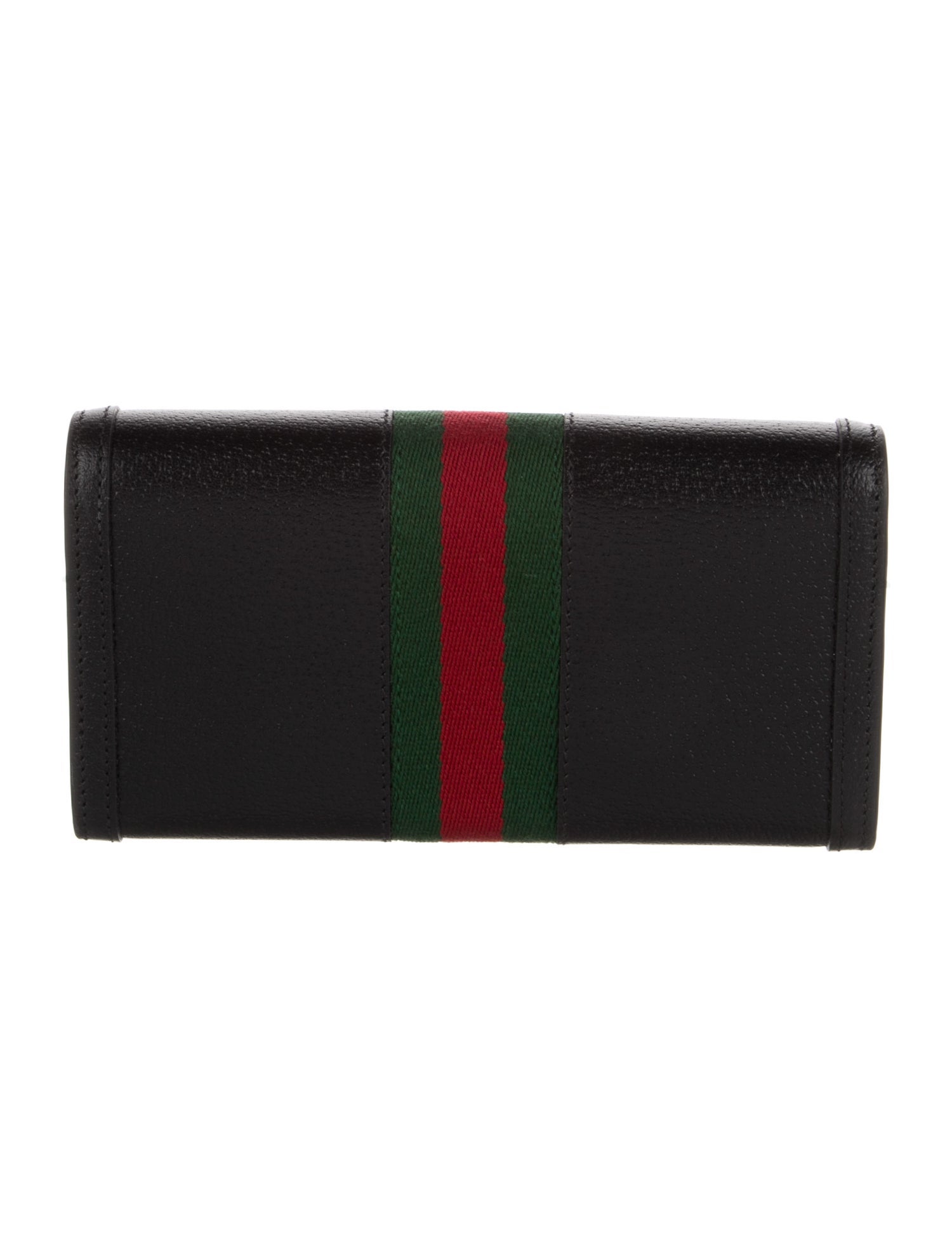 Gucci Ophidia Web Accent Continental Wallet