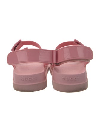 Gucci Double G Logo Rubber Sandals