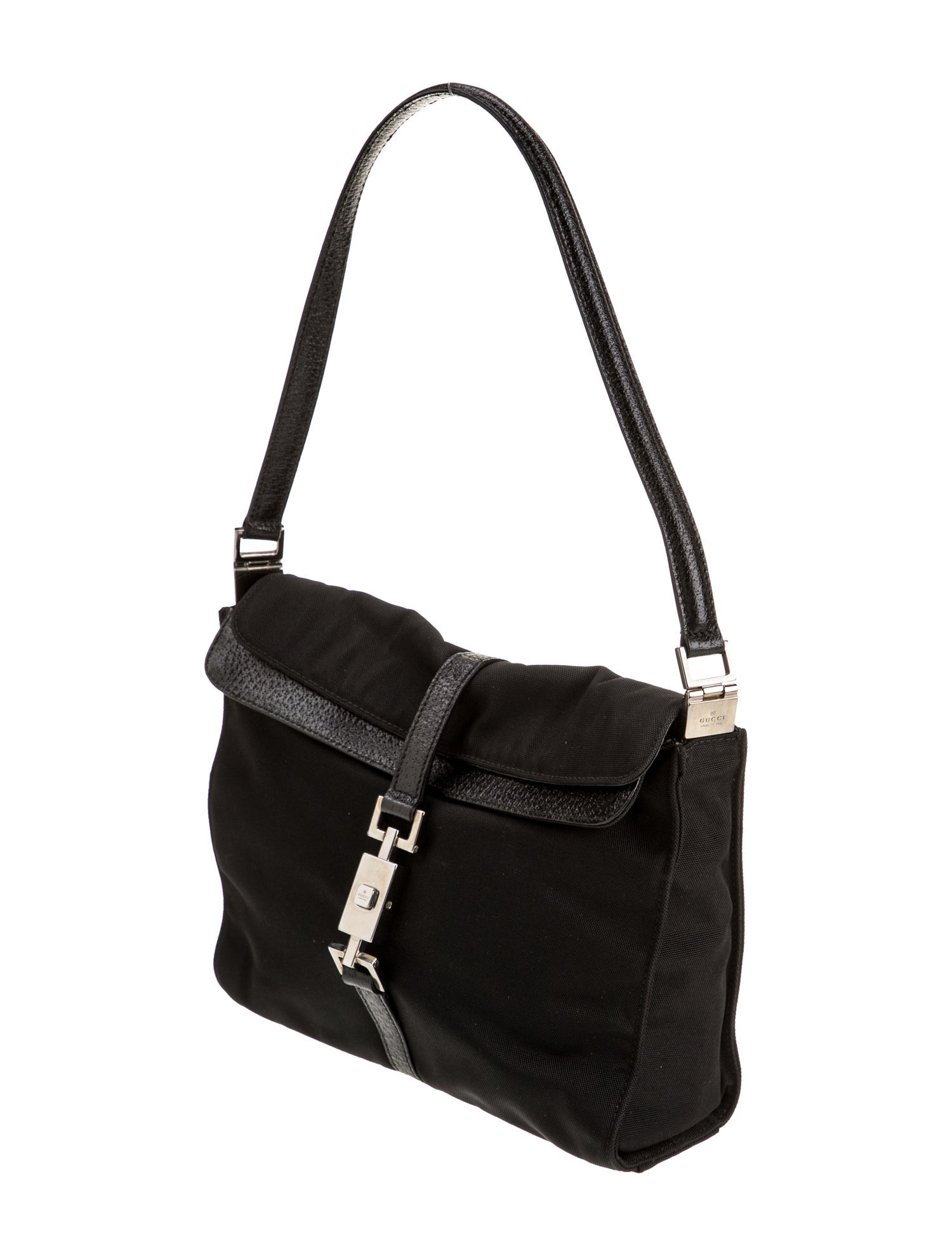 Gucci Piston Lock Shoulder Bag Vintage