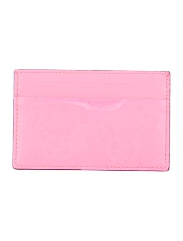 Gucci Wallets GG Signature Leather Card Holder