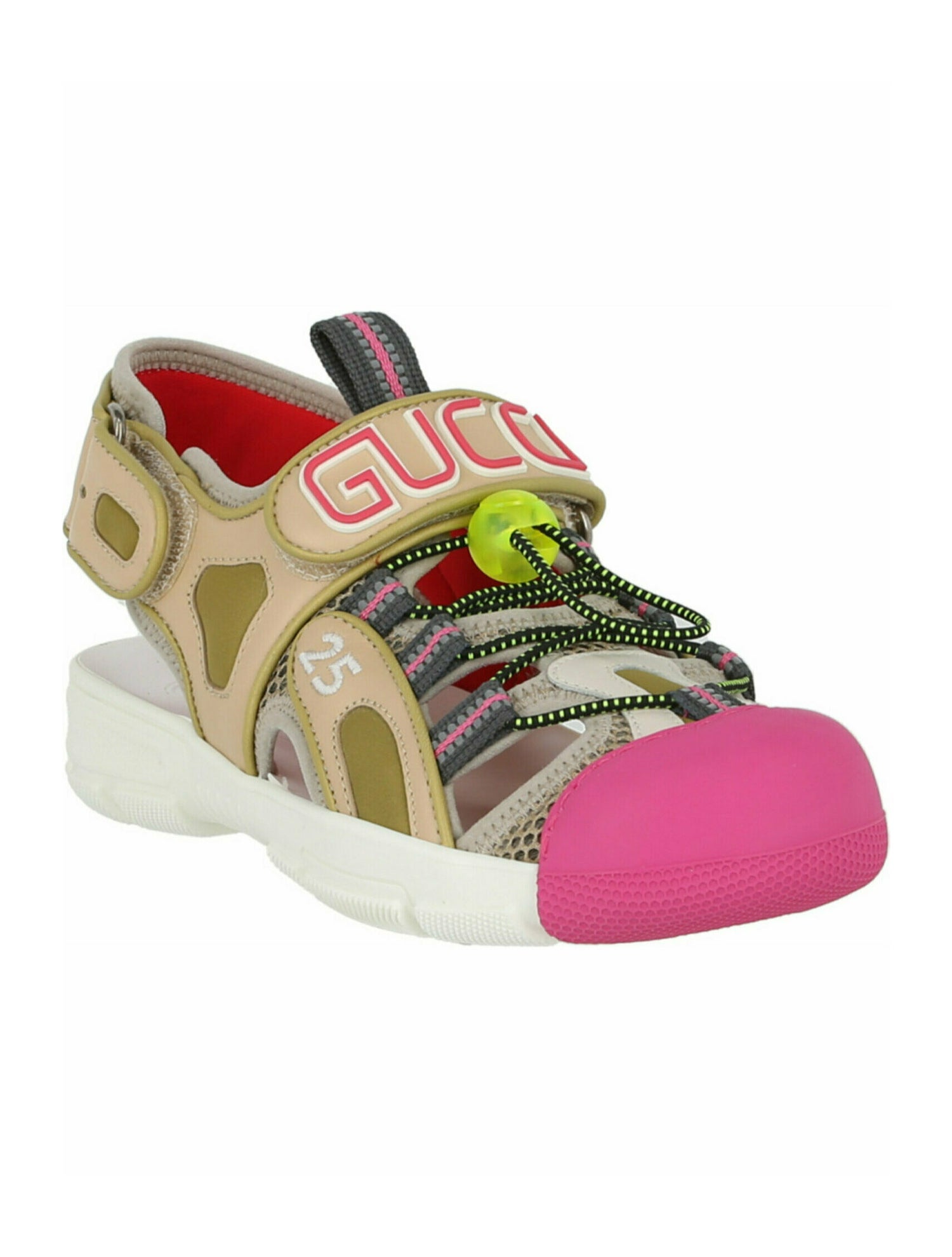 Gucci Colorblock Pattern Sandals w/ Tags