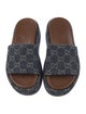 Gucci GG Denim Denim Slides