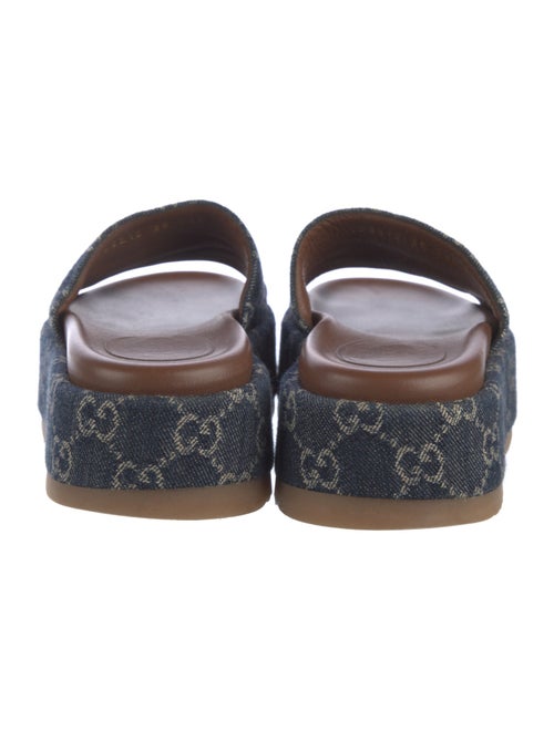 Gucci GG Denim Denim Slides