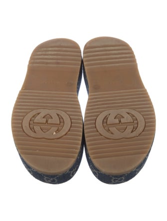 Gucci GG Denim Denim Slides