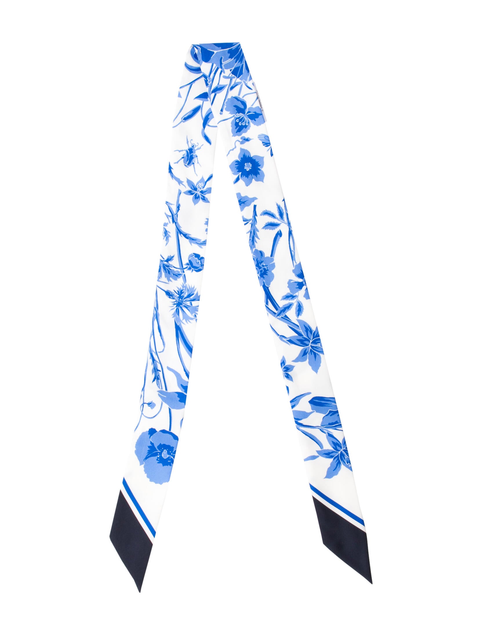 Gucci Silk Floral Print Shawl w/ Tags