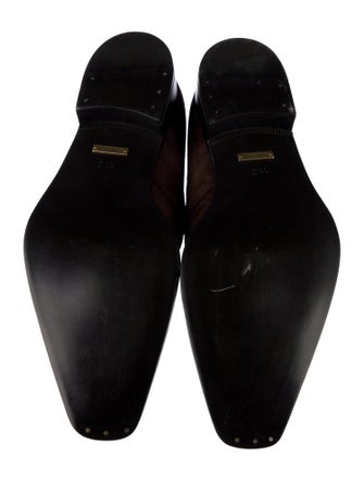 Gucci Suede Monk Straps