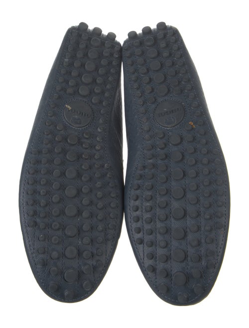 Gucci Diamante Print Leather Drivers