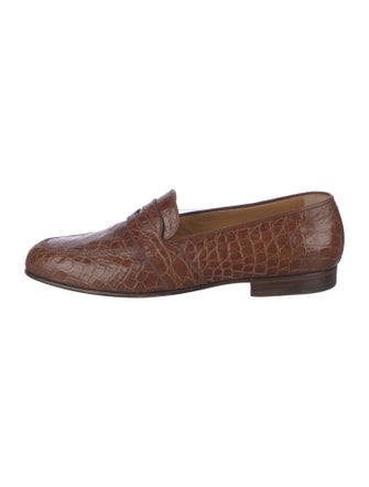 Gucci Crocodile Monk Straps