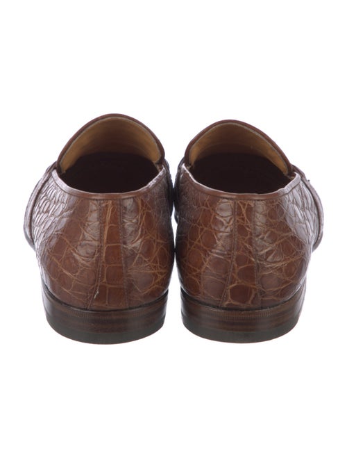 Gucci Crocodile Monk Straps