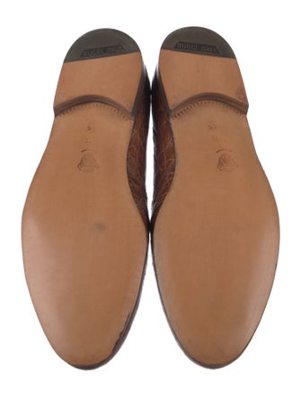 Gucci Crocodile Monk Straps