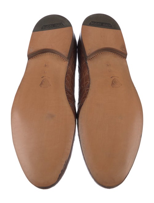 Gucci Crocodile Monk Straps