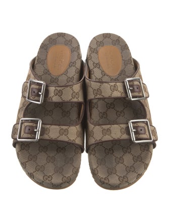 Gucci GG Canvas Canvas Slides