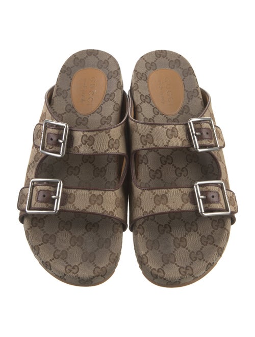 Gucci GG Canvas Canvas Slides