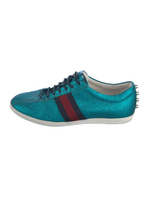 Gucci Web Accent Glitter Sneakers