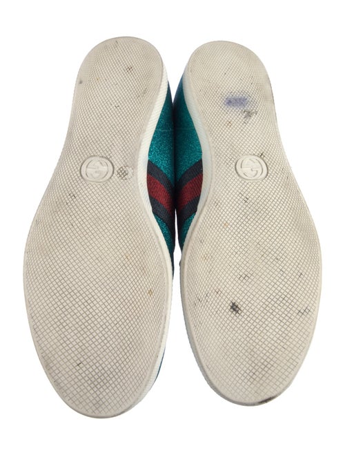 Gucci Web Accent Glitter Sneakers