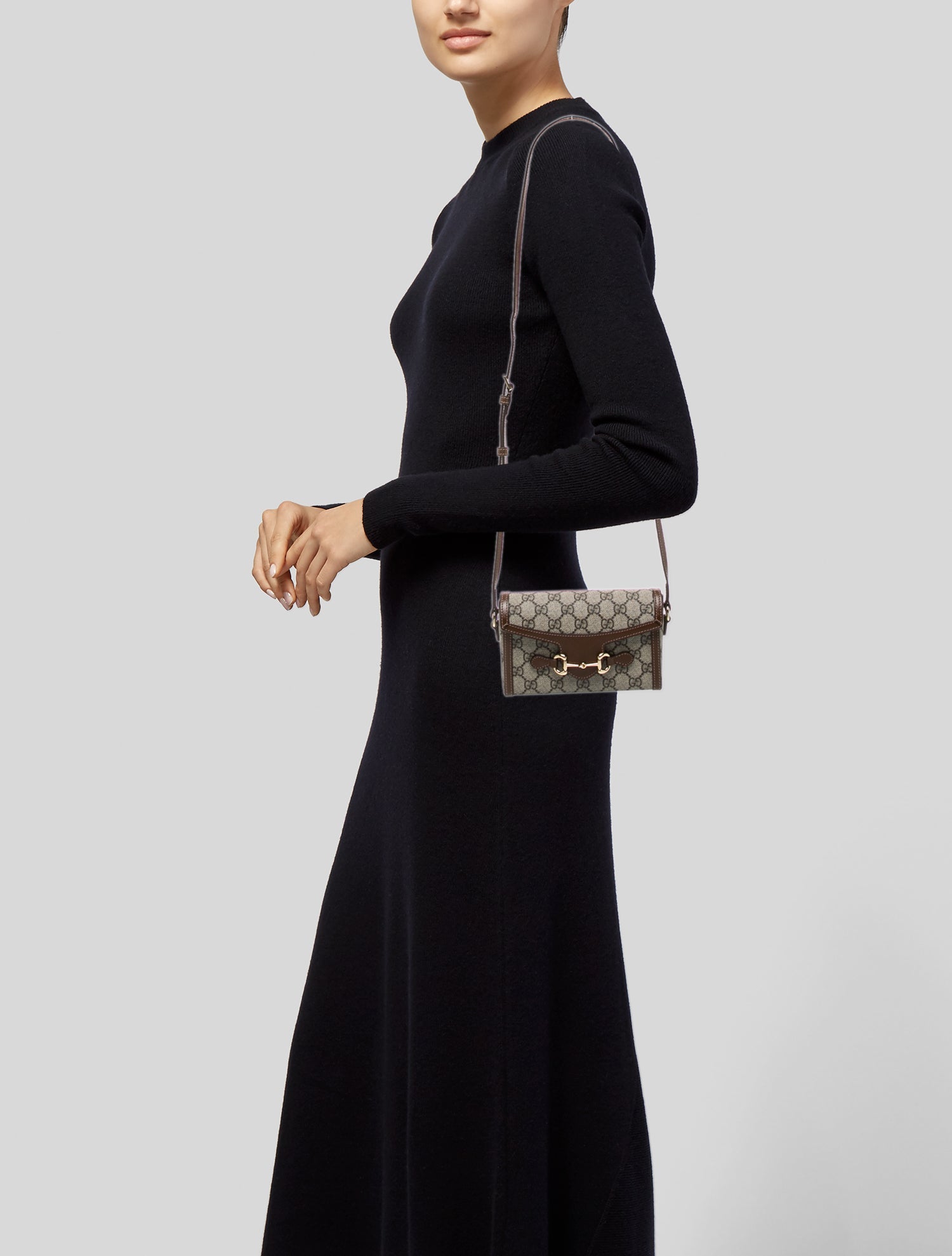 Gucci GG Canvas Horsebit 1955 Mini