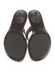 Gucci Web Accent Flip Flops
