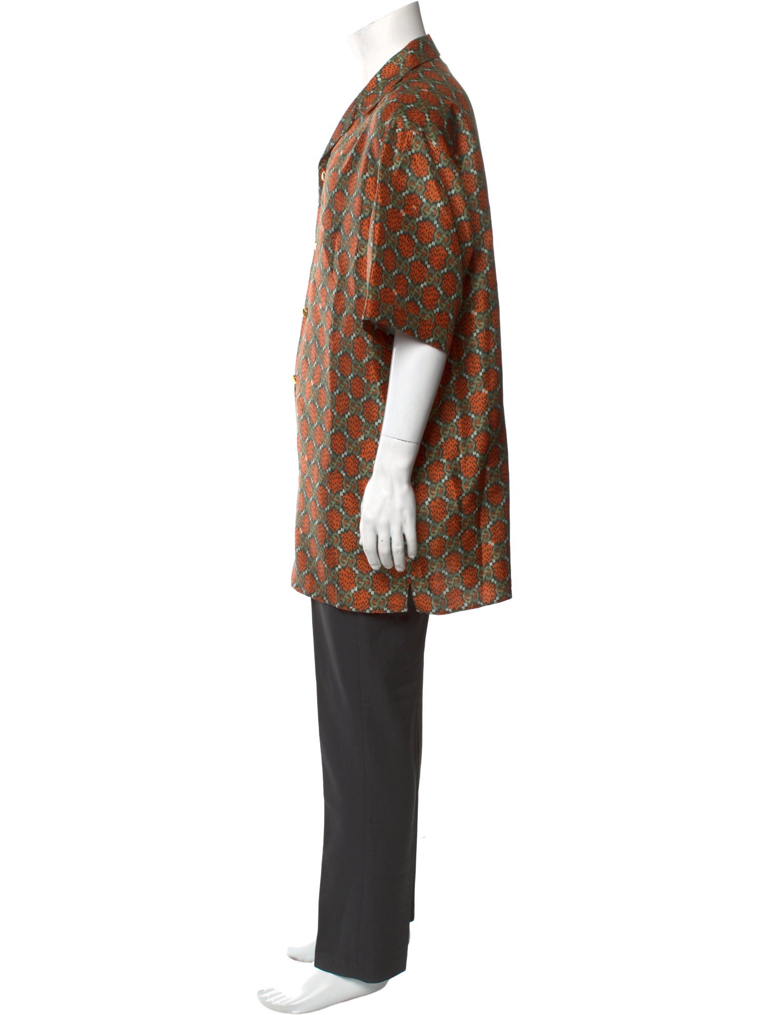 Gucci GG Logo Silk Shirt