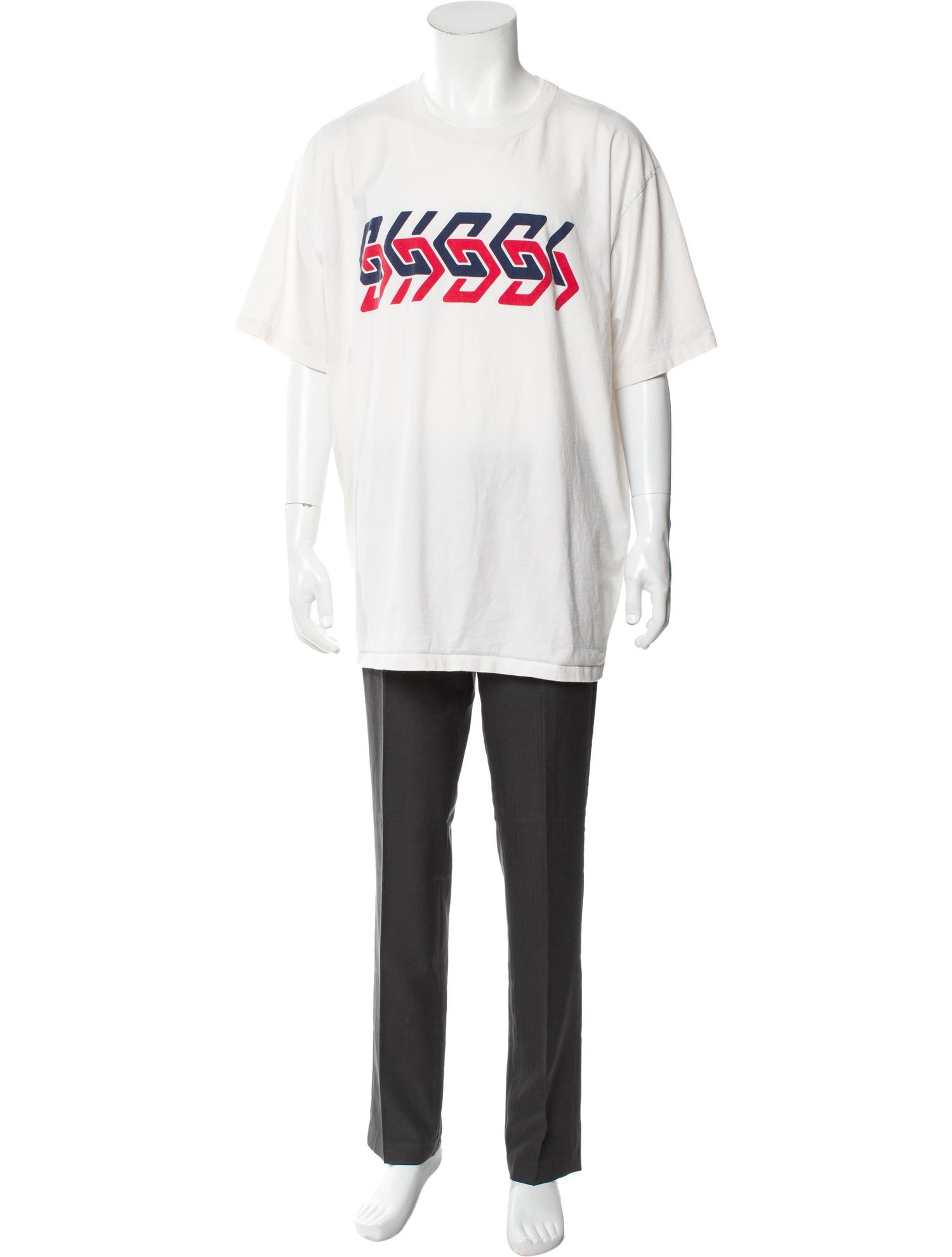 Gucci Web Accent Crew Neck T-Shirt