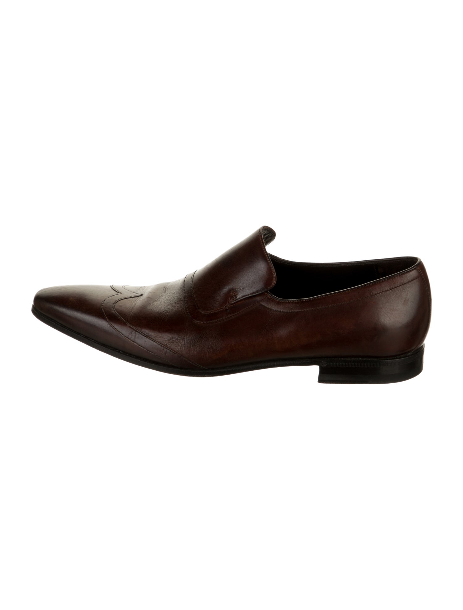 Gucci Leather Dress Loafers