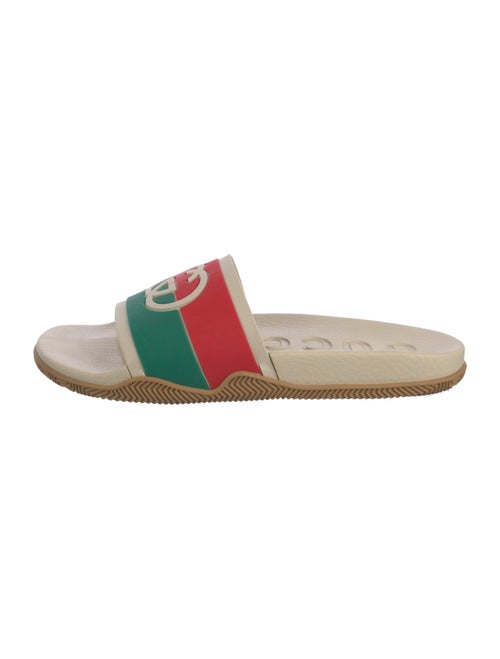 Gucci Web Accent Rubber Slides