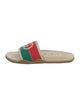 Gucci Web Accent Rubber Slides