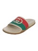 Gucci Web Accent Rubber Slides