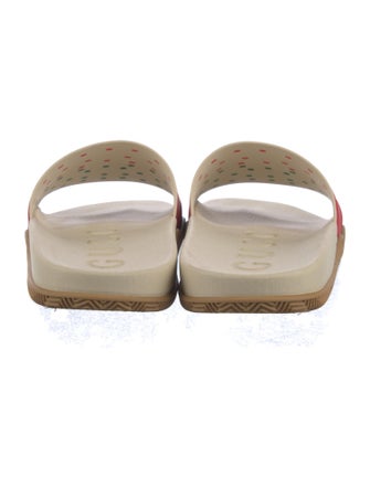 Gucci Web Accent Rubber Slides