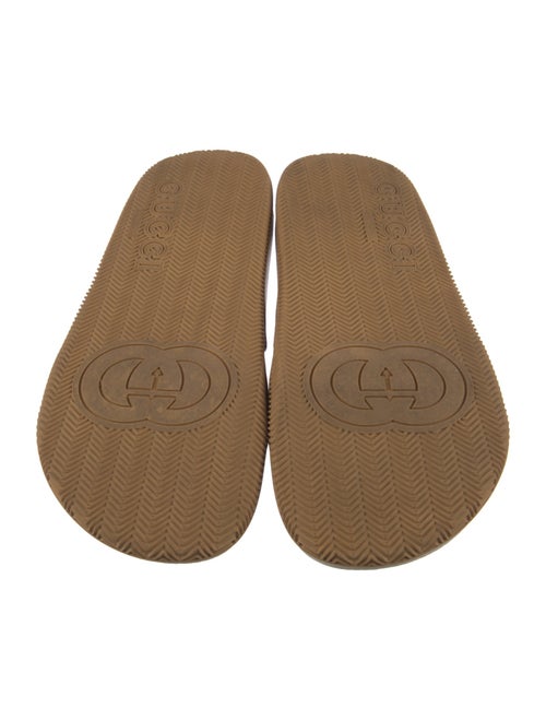 Gucci Web Accent Rubber Slides