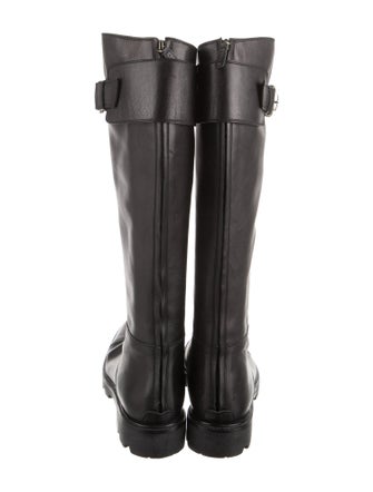 Gucci Horsebit Accent Leather Combat Boots