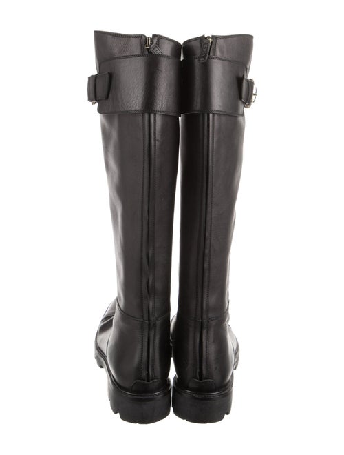 Gucci Horsebit Accent Leather Combat Boots