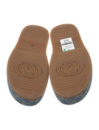 Gucci GG Denim Denim Slides