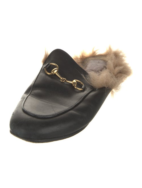 Gucci Horsebit Accent Leather Mules