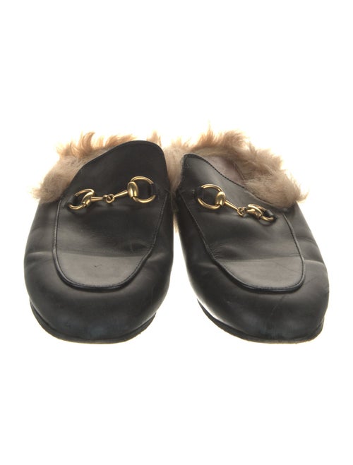 Gucci Horsebit Accent Leather Mules