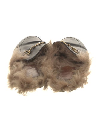 Gucci Horsebit Accent Leather Mules