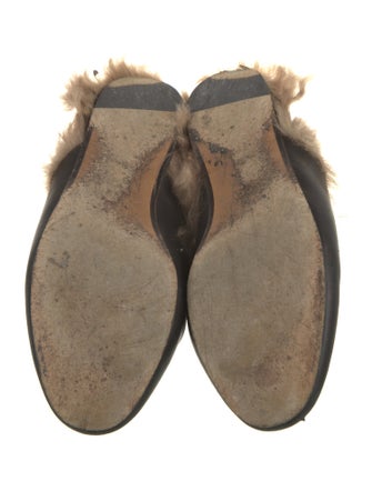 Gucci Horsebit Accent Leather Mules