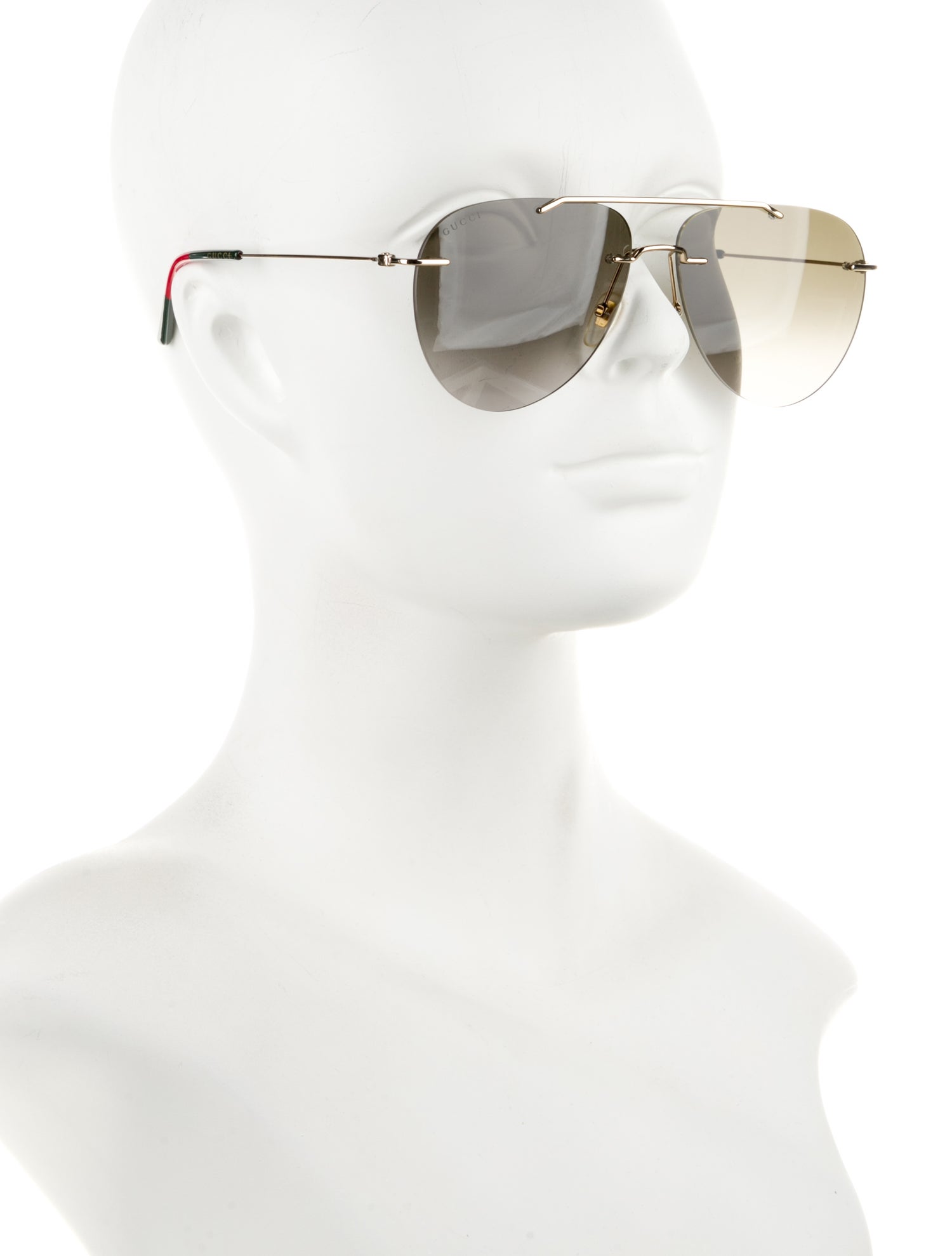 Gucci Aviator Gradient Sunglasses